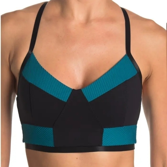 FREE PEOPLE Movement Ticket to Paradise Colorblock Sports Bra NWT - Picture 4 of 5